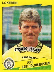 Sticker Joel Bartholomeeussen - Football Belgium 1997-1998 - Panini