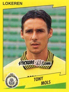 Sticker Tony Mols - Football Belgium 1997-1998 - Panini