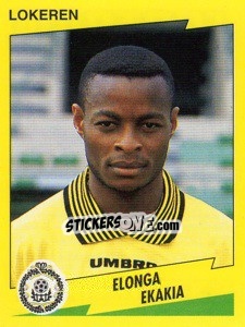 Sticker Elonga Ekakia - Football Belgium 1997-1998 n. 233 - Panini