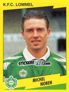 Sticker Michel Noben - Football Belgium 1997-1998 - Panini