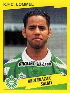 Cromo Abderrazak Salmy - Football Belgium 1997-1998 - Panini