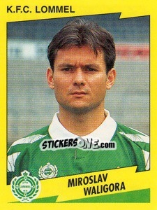 Sticker Miroslav Waligora - Football Belgium 1997-1998 - Panini