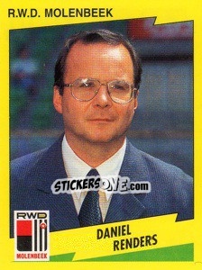 Sticker Daniel Renders (entraineur) - Football Belgium 1997-1998 - Panini