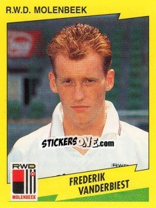 Cromo Frederik Vanderbiest - Football Belgium 1997-1998 - Panini