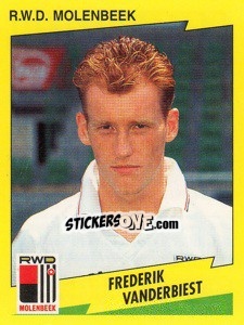 Sticker Frederik Vanderbiest - Football Belgium 1997-1998 n. 262 - Panini