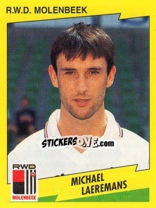 Sticker Michael Laermans - Football Belgium 1997-1998 - Panini