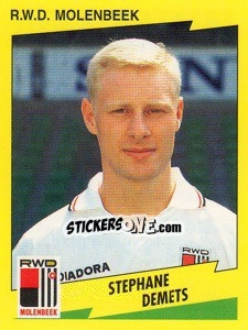 Cromo Stephane Demets - Football Belgium 1997-1998 - Panini