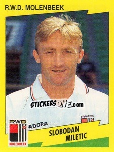 Cromo Slobodan Miletic - Football Belgium 1997-1998 - Panini