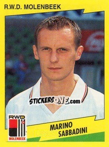 Cromo Marino Sabbadini - Football Belgium 1997-1998 - Panini
