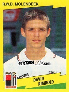 Cromo David Rimbold - Football Belgium 1997-1998 - Panini