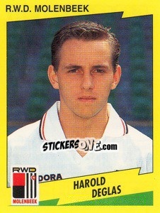 Cromo Harold Deglas - Football Belgium 1997-1998 - Panini