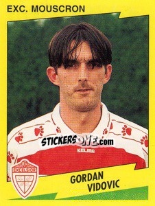 Sticker Gordan Vidovic - Football Belgium 1997-1998 n. 281 - Panini