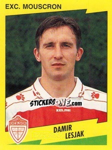 Figurina Damir Lesjak - Football Belgium 1997-1998 - Panini