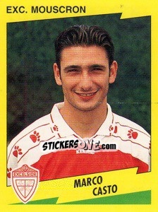 Sticker Marco Casto - Football Belgium 1997-1998 - Panini
