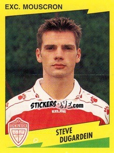 Figurina Steve Dugardein - Football Belgium 1997-1998 - Panini
