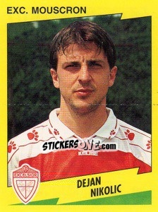 Sticker Dejan Nikolic - Football Belgium 1997-1998 - Panini