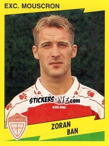 Sticker Zoran Ban - Football Belgium 1997-1998 n. 290 - Panini