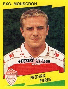 Sticker Frederic Pierre - Football Belgium 1997-1998 - Panini
