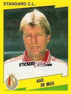 Figurina Aad De Mos (entraineur) - Football Belgium 1997-1998 - Panini