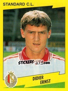 Sticker Didier Ernst - Football Belgium 1997-1998 - Panini
