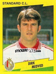 Sticker Dirk Medved - Football Belgium 1997-1998 - Panini