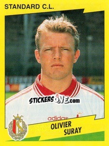 Sticker Olivier Suray - Football Belgium 1997-1998 n. 300 - Panini