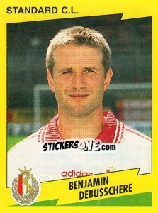 Sticker Benjamin Debusschere - Football Belgium 1997-1998 - Panini