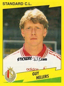Sticker Guy Hellers - Football Belgium 1997-1998 - Panini