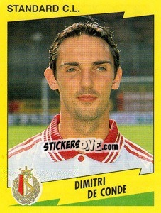 Sticker Dimitri De Conde - Football Belgium 1997-1998 n. 304 - Panini