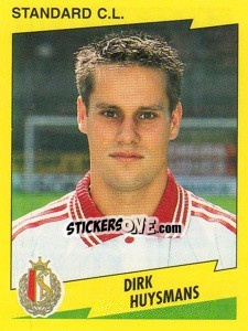 Figurina Dirk Huysmans - Football Belgium 1997-1998 - Panini