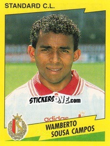 Figurina Wamberto Sousa Campos - Football Belgium 1997-1998 - Panini
