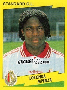 Sticker Lokonda Mpenza - Football Belgium 1997-1998 - Panini