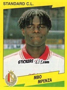 Sticker Mbo Mpenza - Football Belgium 1997-1998 n. 310 - Panini