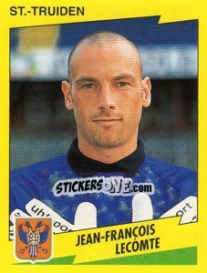 Sticker Jean-François Lecomte - Football Belgium 1997-1998 - Panini