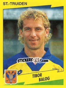 Sticker Tibor Balog - Football Belgium 1997-1998 - Panini