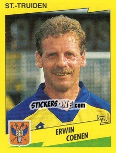 Sticker Erwin Coenen - Football Belgium 1997-1998 - Panini