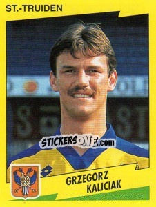 Sticker Grzegorz Kaliciak - Football Belgium 1997-1998 - Panini