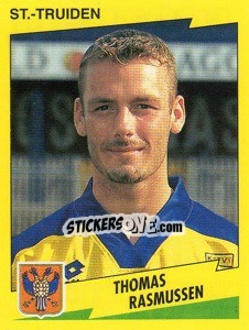 Figurina Thomas Rasmussen - Football Belgium 1997-1998 - Panini