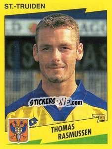 Cromo Thomas Rasmussen - Football Belgium 1997-1998 n. 328 - Panini
