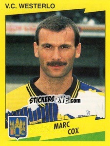 Figurina Marc Cox - Football Belgium 1997-1998 - Panini