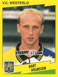Sticker Bart Wilmssen - Football Belgium 1997-1998 - Panini