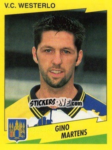 Figurina Gino Martens - Football Belgium 1997-1998 - Panini