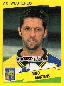 Sticker Gino Martens - Football Belgium 1997-1998 n. 342 - Panini