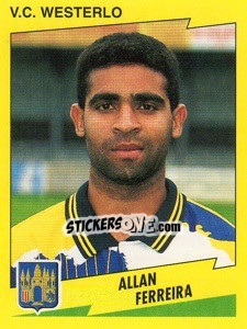 Sticker Allan Ferreira - Football Belgium 1997-1998 - Panini