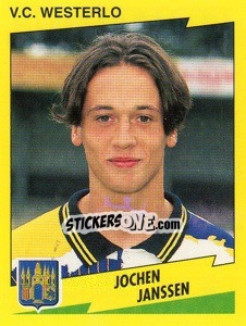 Cromo Jochen Janssen - Football Belgium 1997-1998 - Panini
