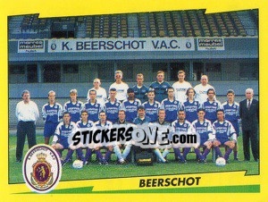 Sticker Equipe Beerschot - Football Belgium 1997-1998 - Panini
