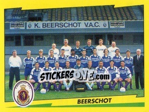 Figurina Equipe Beerschot - Football Belgium 1997-1998 n. 349 - Panini