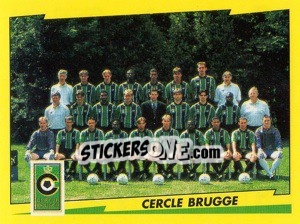 Sticker Equipe Cercle Brugge - Football Belgium 1997-1998 n. 351 - Panini