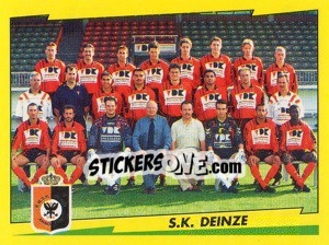 Sticker Equipe S.K.Deinze - Football Belgium 1997-1998 n. 352 - Panini