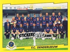 Sticker Equipe F.C.Denderleeuw - Football Belgium 1997-1998 - Panini